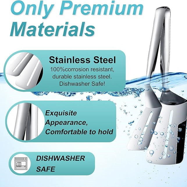 💥 Hot Sale 💥 304 Stainless Steel Flipping Spatula Clip
