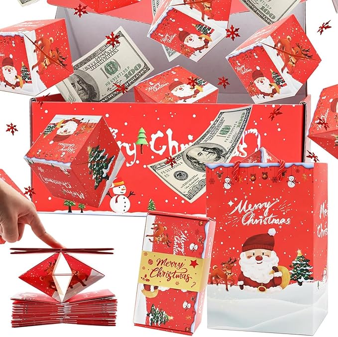 🎁 Holiday Special 50% OFF 🎅 Unique Pop-Up Christmas Surprise Envelope Gift Box