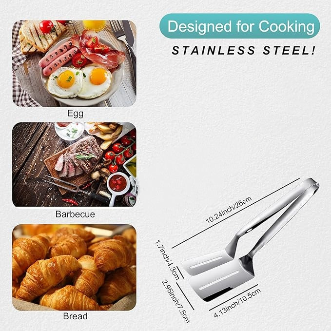 💥 Hot Sale 💥 304 Stainless Steel Flipping Spatula Clip