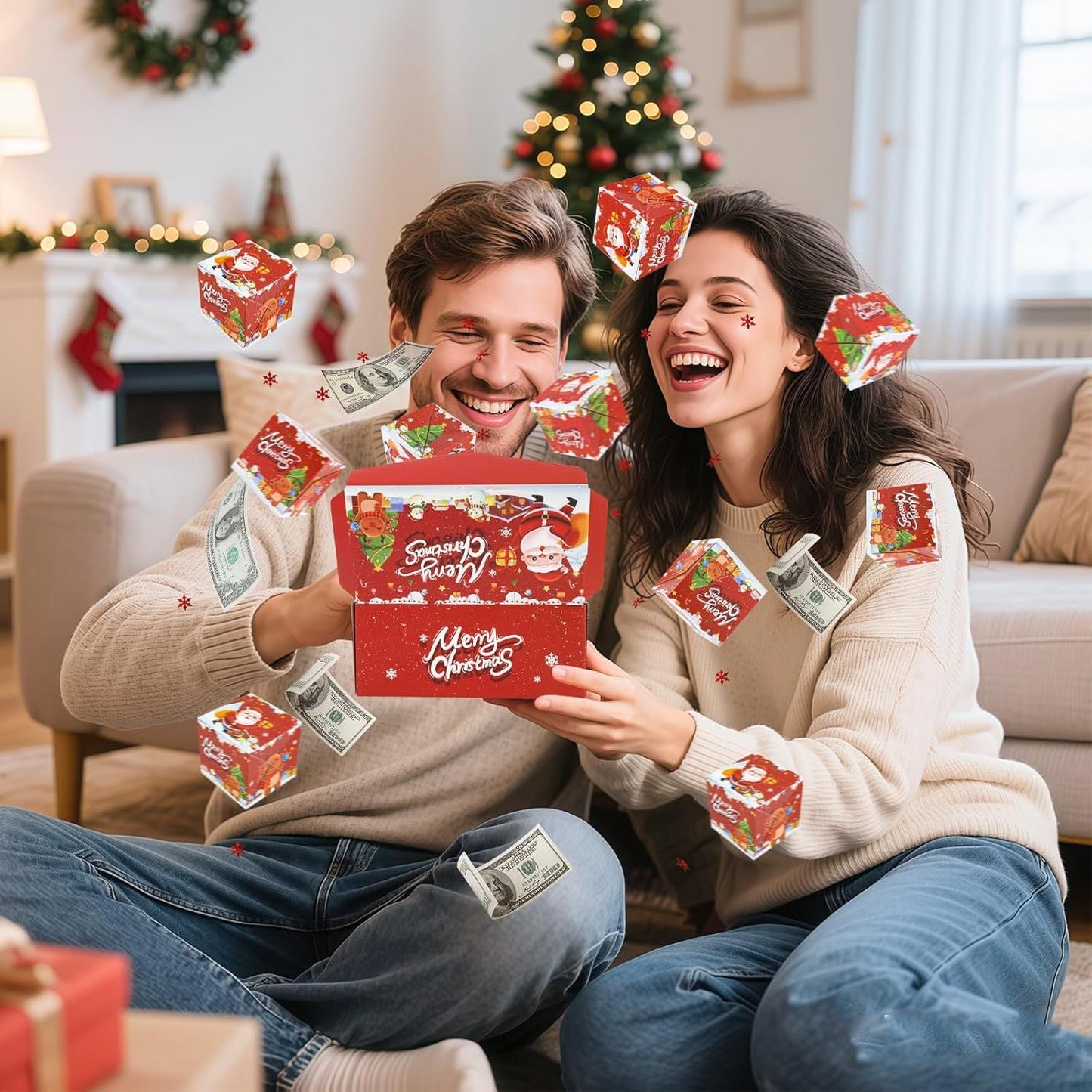 🎁 Holiday Special 50% OFF 🎅 Unique Pop-Up Christmas Surprise Envelope Gift Box