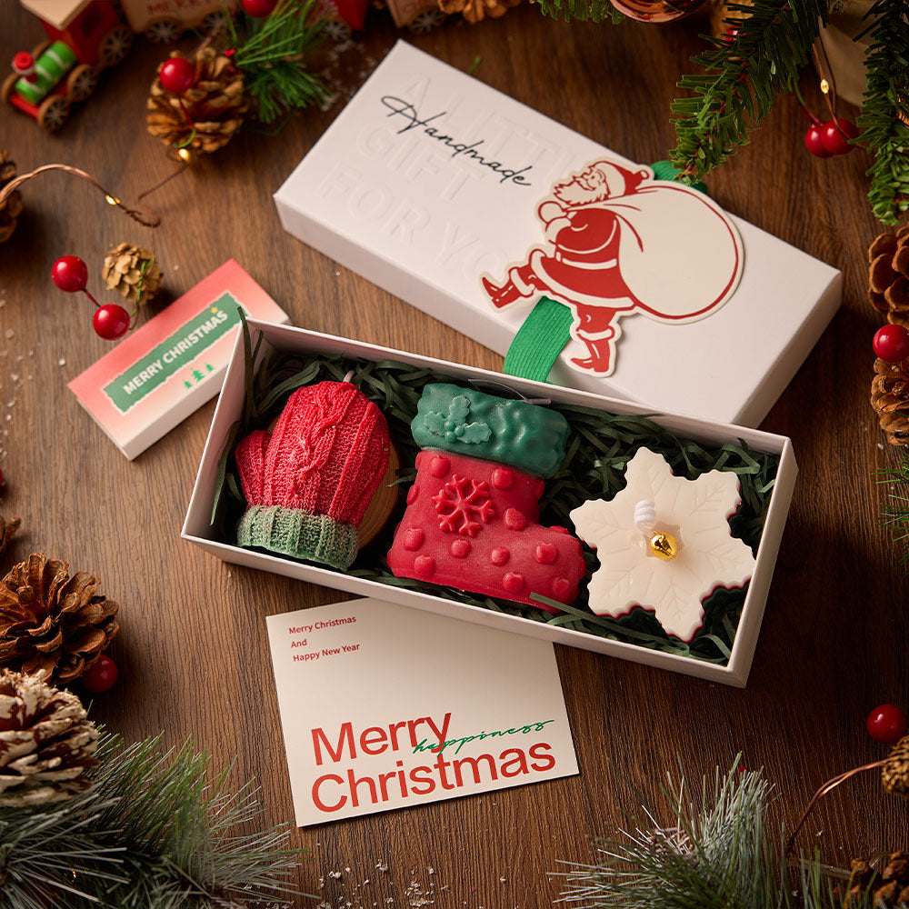🎁 Holiday Special 50% OFF 🎅 Christmas scented candle creative gift set