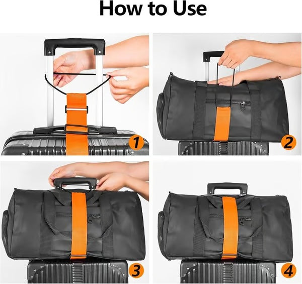 ⏰ Super Discount 🌟 Suitcase securing elastic straps