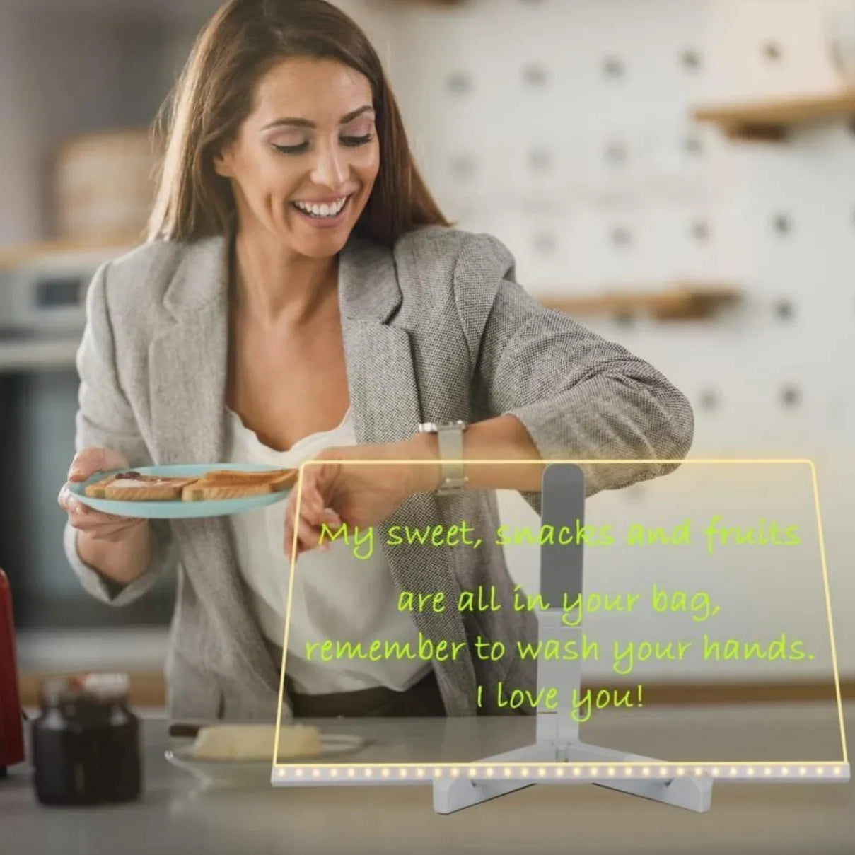 🎁 Holiday Special 50% OFF ✨ LED Note Board with Colors 🎨