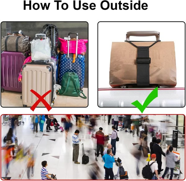 ⏰ Super Discount 🌟 Suitcase securing elastic straps